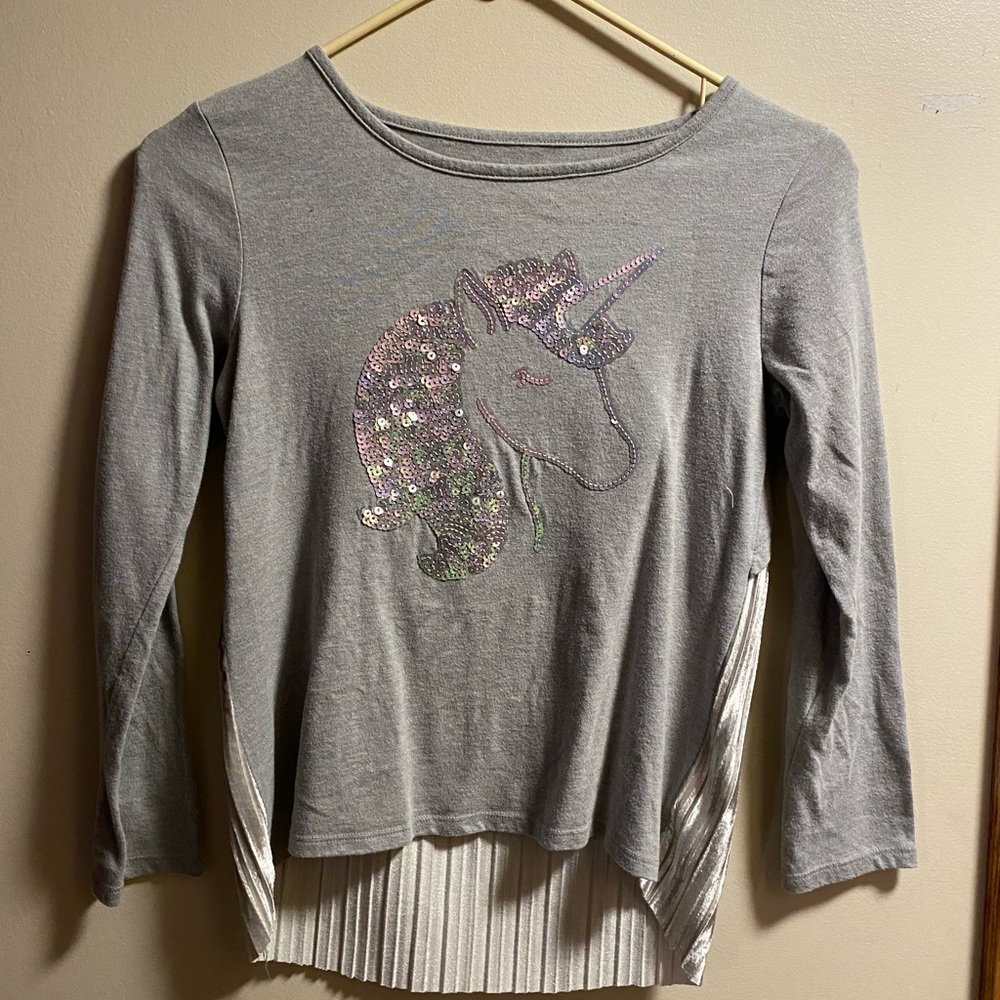 ARIZONA Size Medium 10/12 Unicorn Long Sleeve